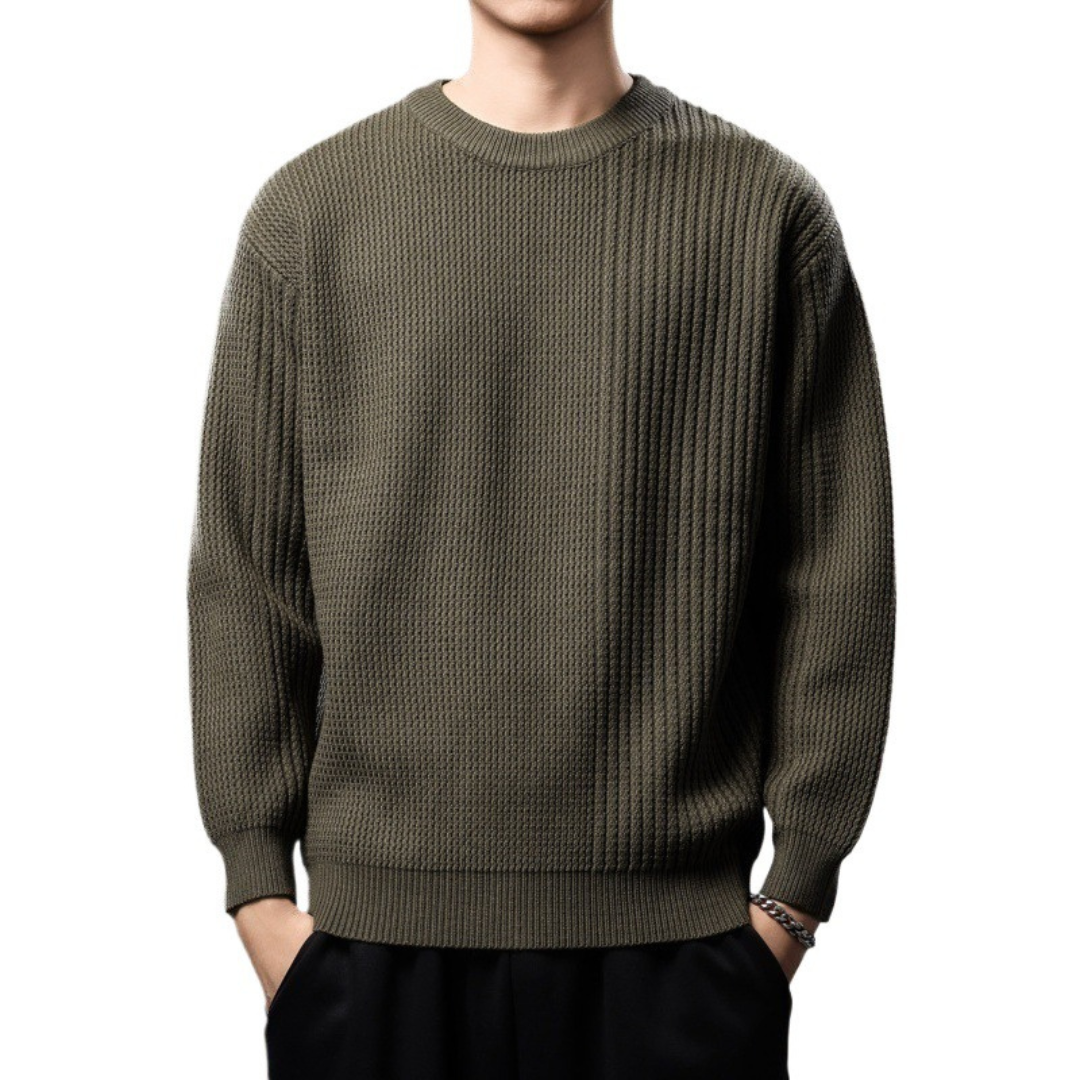 Men's green sweater